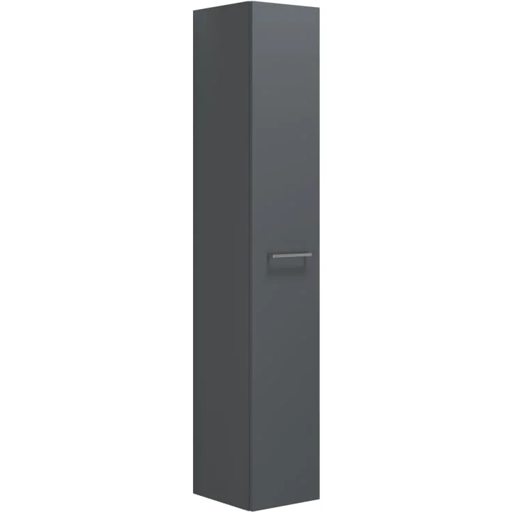 Dansani Mido+ høyskap, 30×172,8 cm, matt grå | P19-1203 Dansani Mido+ høyskap, 30×172,8 cm, matt grå | P19-1203