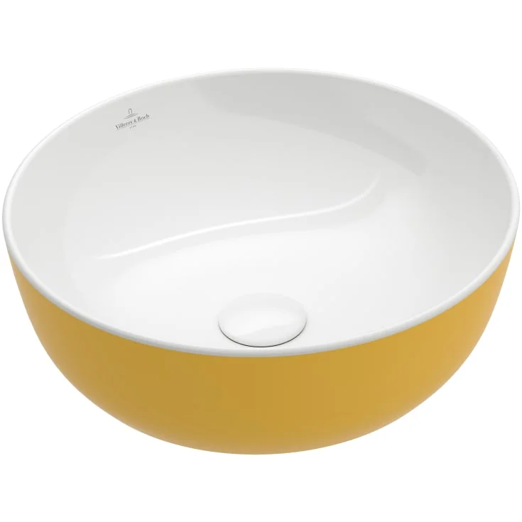 Villeroy & Boch Artis toppmontert servant, Ø43 cm, gul | 417943BCW9