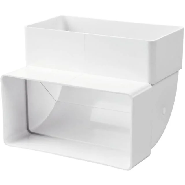 Duka bøyet, 90°, 110×55 mm over lang side, vertikal | 177843
