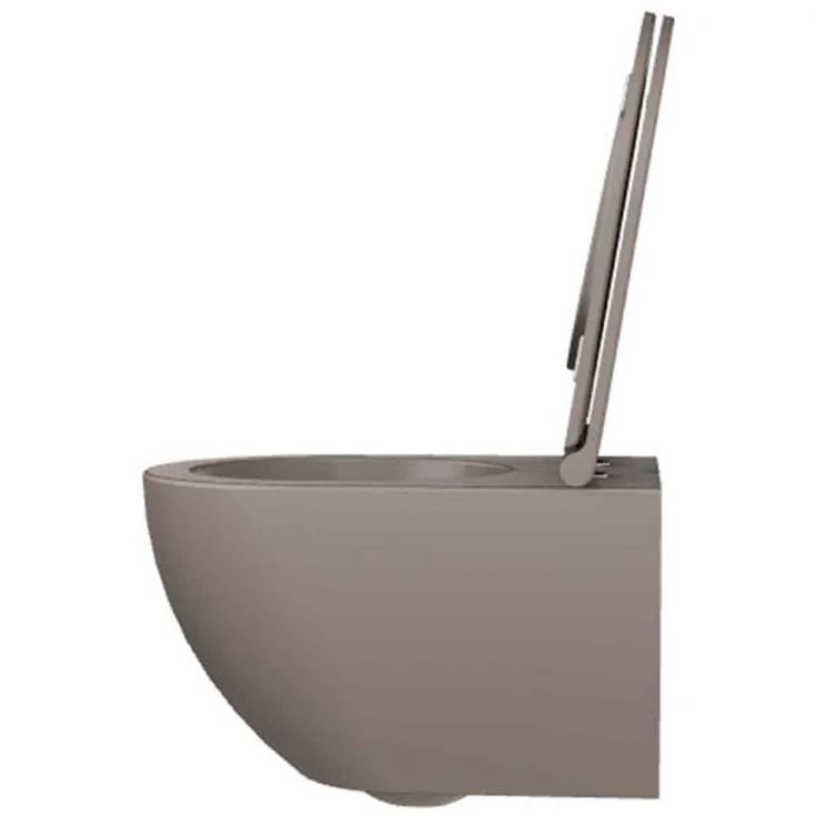 Lavabo Comoda vegghengt toalett, uten skyllekant, matt brun | 222037008