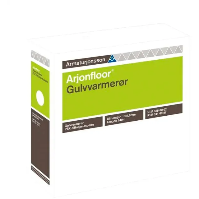 Arjonfloor gulvvarmerør, 12×1,8 mm, 100 meter | 8356001 Arjonfloor gulvvarmerør, 12×1,8 mm, 100 meter | 8356001