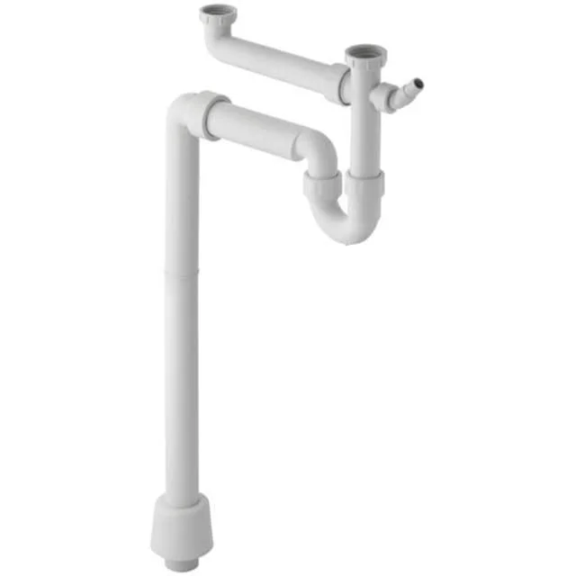 Geberit kjøkkenvannlås, 2 kummer, 1 1/2", hvit | 152.838.11.1 Geberit kjøkkenvannlås, 2 kummer, 1 1/2", hvit | 152.838.11.1