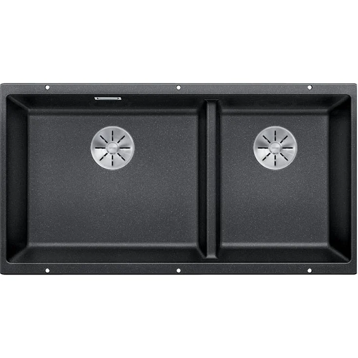 Blanco Subline 480/320 U kjøkkenvask, 85,5x46 cm, antrasitt | BC-523584