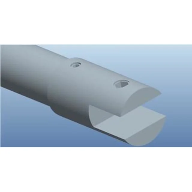 Cassøe Slim takbeslag til dusjvegg, aluminium | LB Cassøe Slim takbeslag til dusjvegg, aluminium | LB