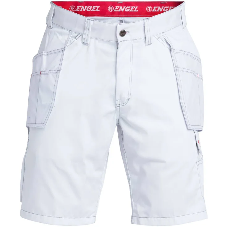 FE Engel Combat arbeidsshorts med hengelommer, hvit, str. 96 | 6761-630-3_96
