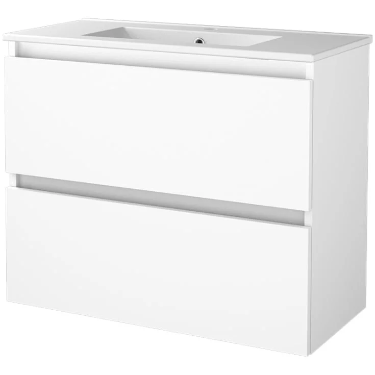 Sanibell Basicline møbelpakke, 80x39 cm, hvithøyglans | 1810003