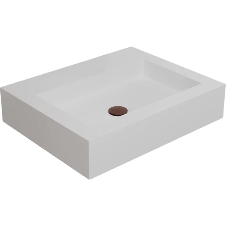 Scandtap Solid SW3 håndvask, 60x47,5 cm, mat hvid | 46103