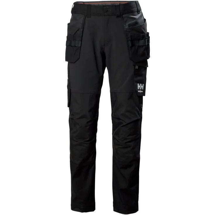 Helly Hansen Oxford arbeidsbukse med 4-veis stretch, sort, str. D112 | 77405-990_D112