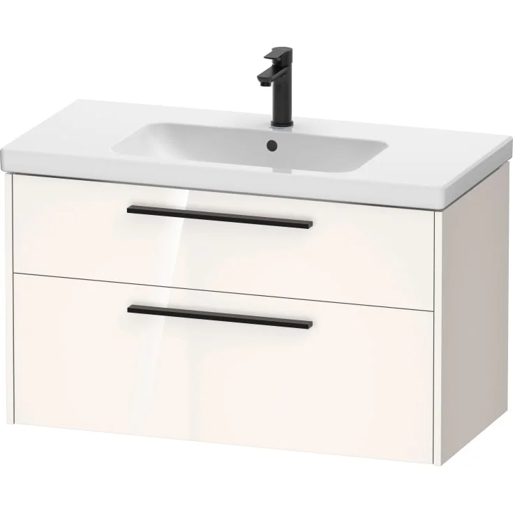 Duravit D-Code servantskap, 98,4x46 cm, hvit høyglans | DC46730BD220000