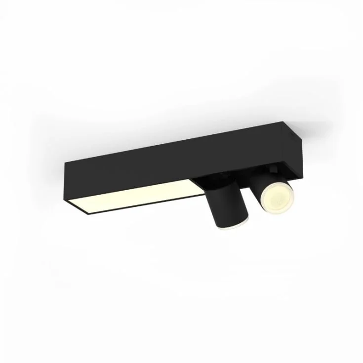 Philips Hue Centris spotter i tak, sort | 929003808401