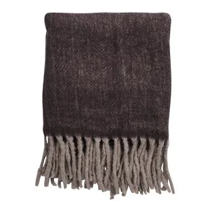 Essia pledd 170x130 cm brun v:7123333