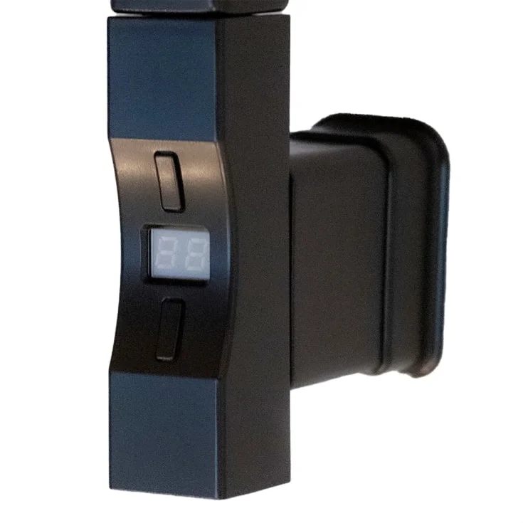 Kriss Nuvo 2 elpatron, 600W, termostat, timer, matt svart | NT600FS