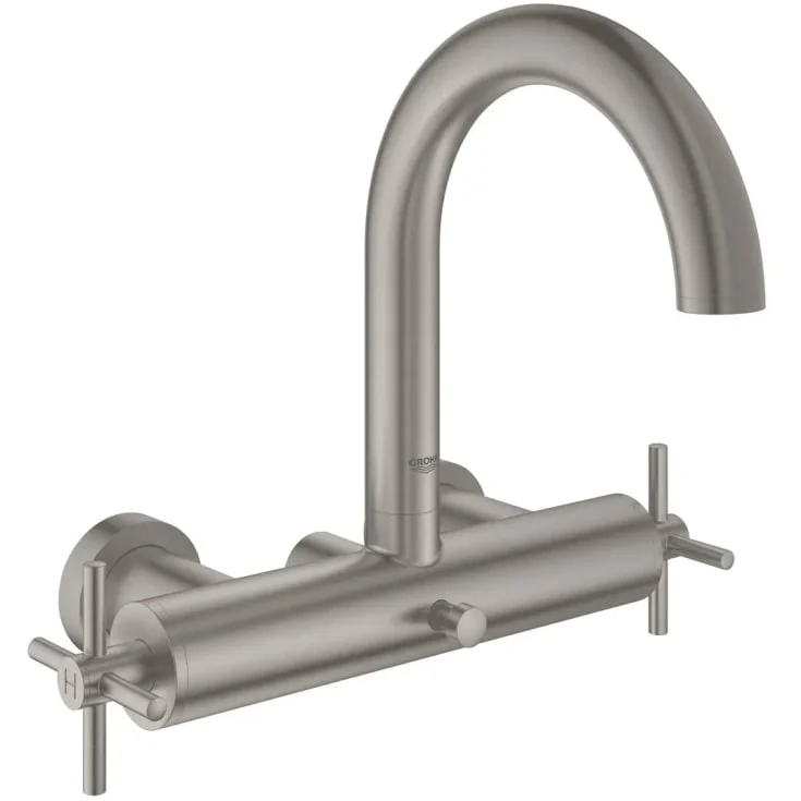 Grohe Atrio 2-greps badekarbatteri, supersteel | 25010DC3 Grohe Atrio 2-greps badekarbatteri, supersteel | 25010DC3