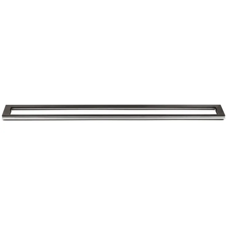 Unidrain HighLine Colour ramme, 1200 mm, høyde 25 mm, børstet sort | 3405147