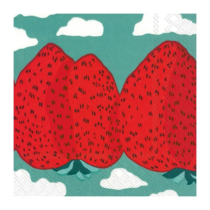 Mansikkavuoret serviett 33 x 33 cm 20-pk v:4937156 Mansikkavuoret serviett 33 x 33 cm 20-pk v:4937156