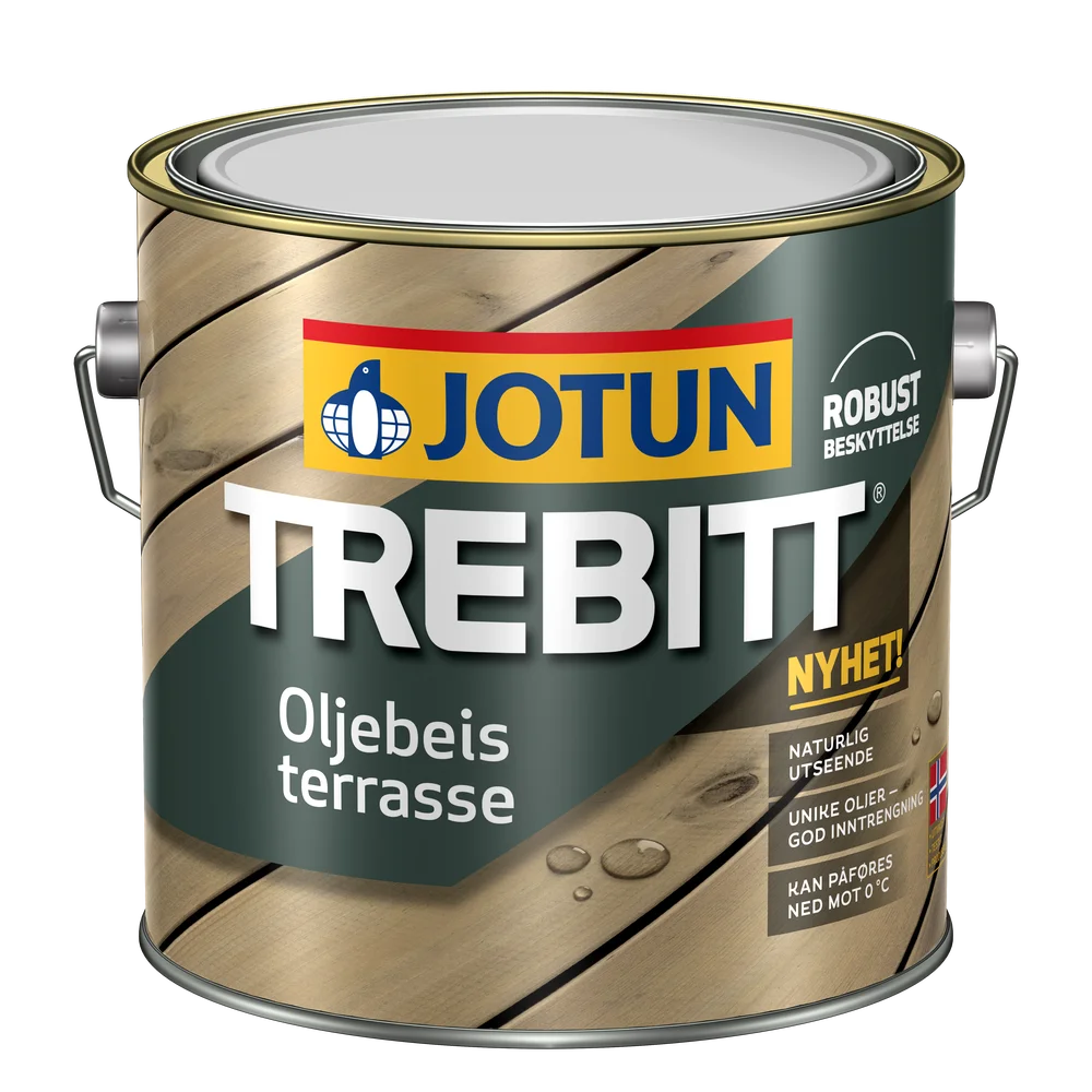 Trebitt oljebeis terrasse gul base 2,7l v:8250990 Trebitt oljebeis terrasse gul base 2,7l v:8250990