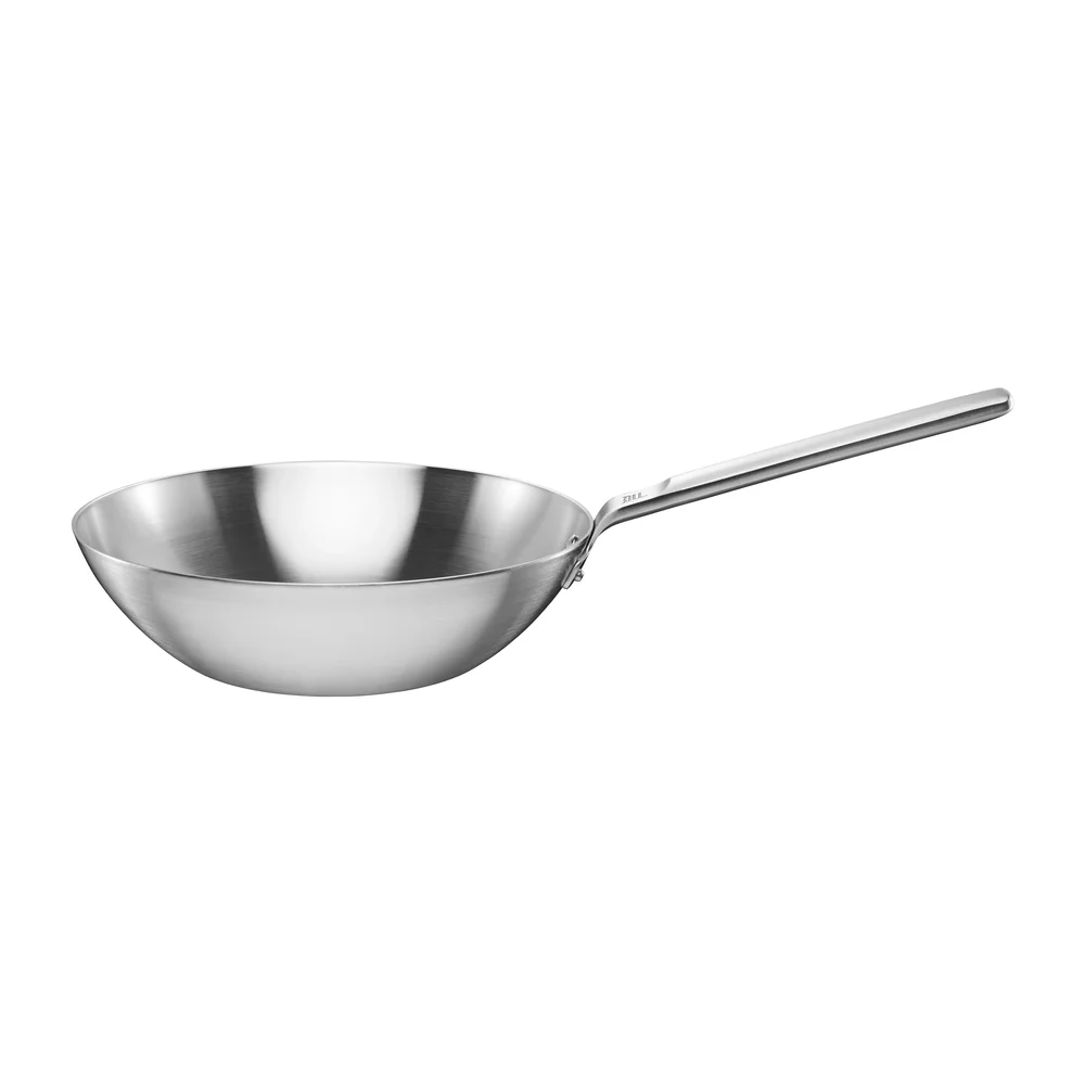Norden Steel wokpanne rustfritt stål ubelagt v:1437759 Norden Steel wokpanne rustfritt stål ubelagt v:1437759