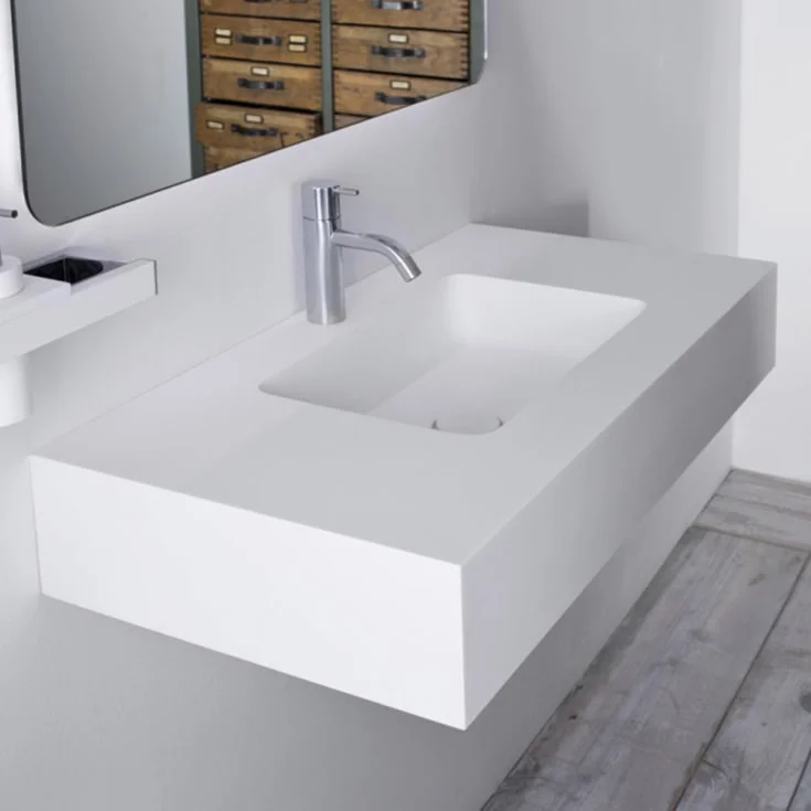 Copenhagen Bath Furesø 80 servant, 80×40 cm, hvit matt | 40010179 Copenhagen Bath Furesø 80 servant, 80×40 cm, hvit matt | 40010179