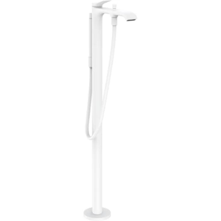 Hansgrohe Vivenis badekararmatur med dusjsett, matt hvit | 75445700
