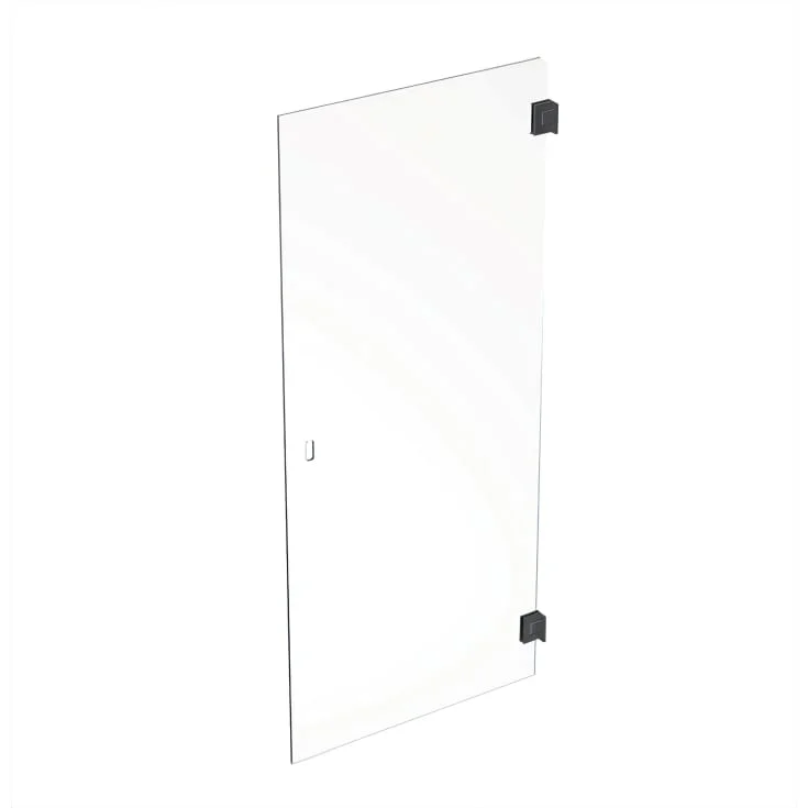 Contura Shower Showerama Art dusjdør, 67,5 cm, klart glass, sort profil | 560.200.14.2