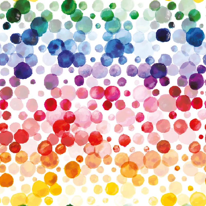 Servietter 33x33cm Colourful dots v:2128258