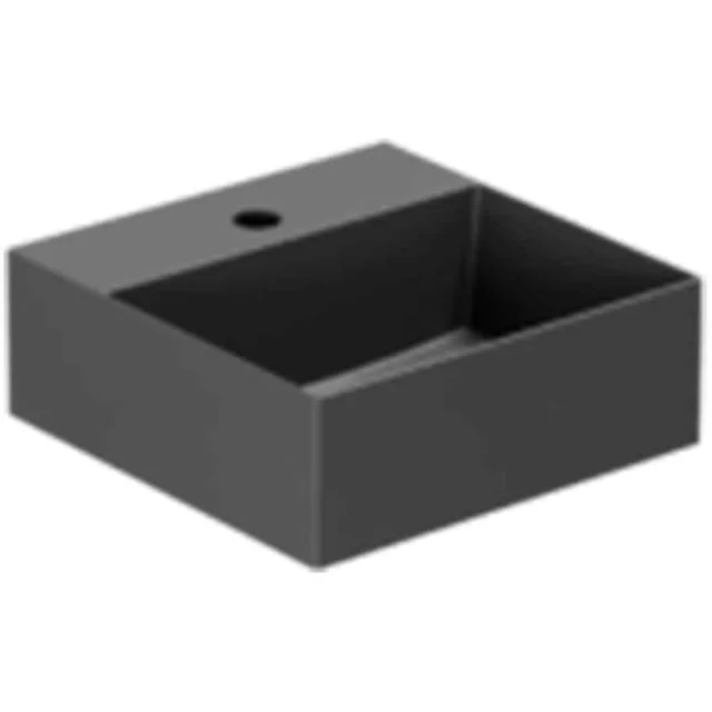 Lavabo Elegance SQ 35 servant, 35x35 cm, matt sort | 121032003