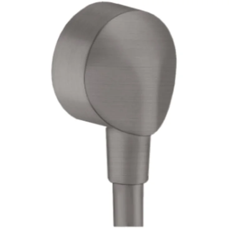 Hansgrohe Fixfit E slangeuttak, børstet sort krom | 27454340
