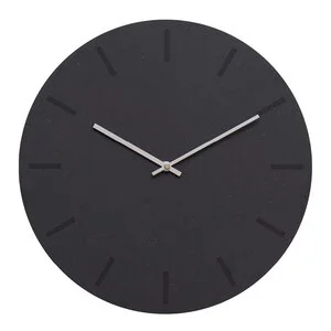 Gunpowder veggklokke 38 cm mørk grå m/sølv viser v:1250360 Gunpowder veggklokke 38 cm mørk grå m/sølv viser v:1250360