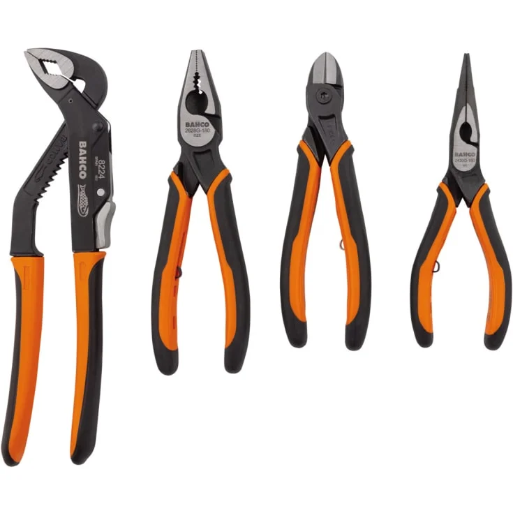 Bahco 9897 Ergo-tang sett 9897, 4 deler | 31011418 Bahco 9897 Ergo-tang sett 9897, 4 deler | 31011418