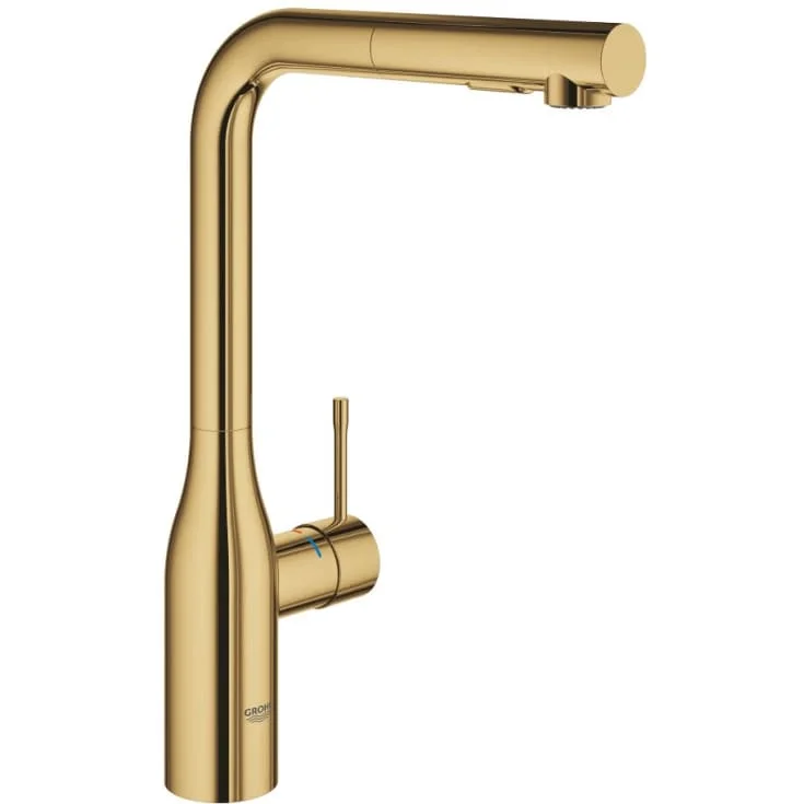 Grohe Essence kjøkkenarmatur, uttrekkbar tut, messing | 30270GL0