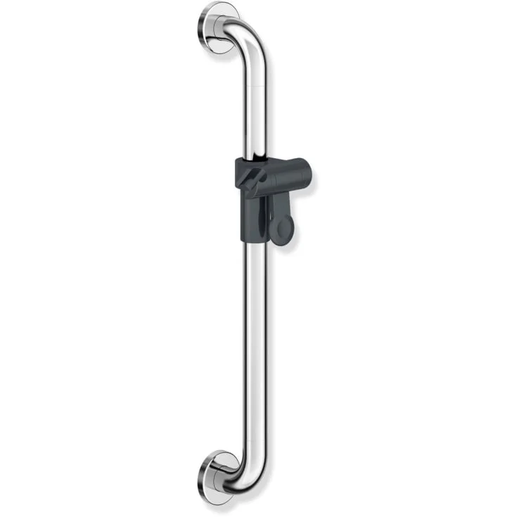 Hewi 801 støttehåndtak/dusjstang, 60 cm, krom/grå | 801.33.10054