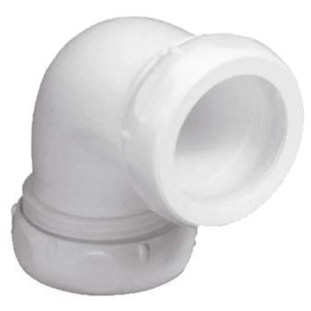 Purus bend, Ø32 mm, plast, hvit | 4512803