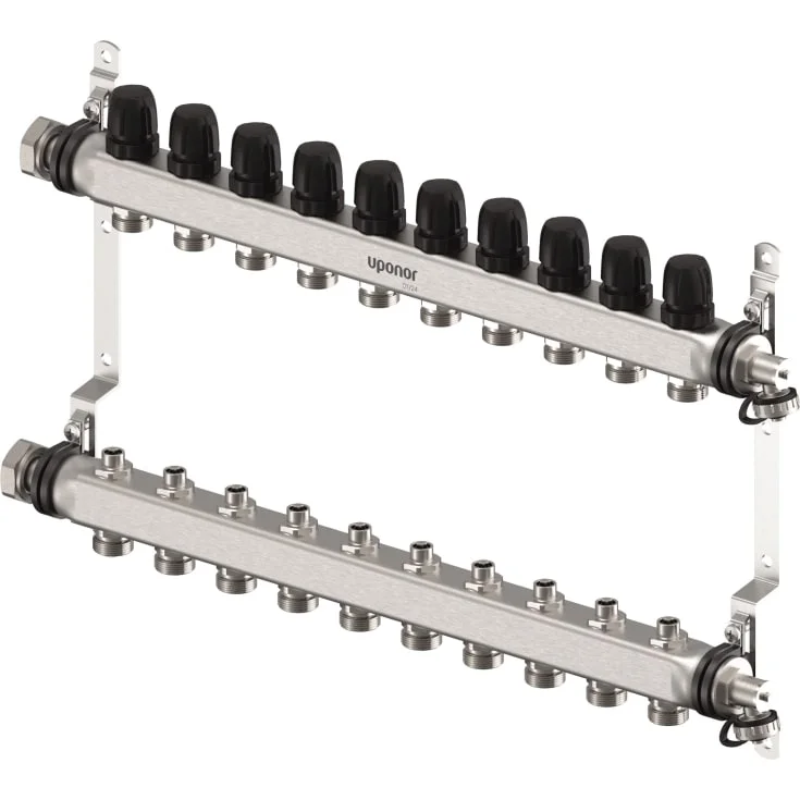 Uponor Vario S 1" gulvvarmefordeler, 10 kretser | 1140871