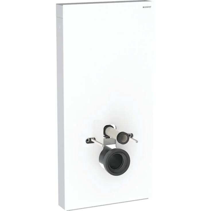Geberit Monolith Plus sisterne for vegghengt toalett, 101 cm, hvitt glass | 131.221.SI.7