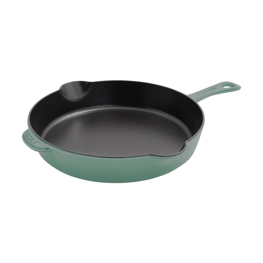 Staub stekepanne støpejern med helletut Ø28 cm v:4490639