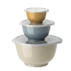 Margrethe bollesett med lokk 0,25 + 0,75 + 3L Curry/Blue/Humus v:2129290
