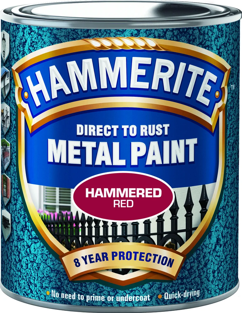 METALLMALING RØD 250ML v:4714011