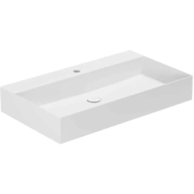 Lavabo Elegance SQ 80 servant, 80x45 cm, matt hvit | 121037114