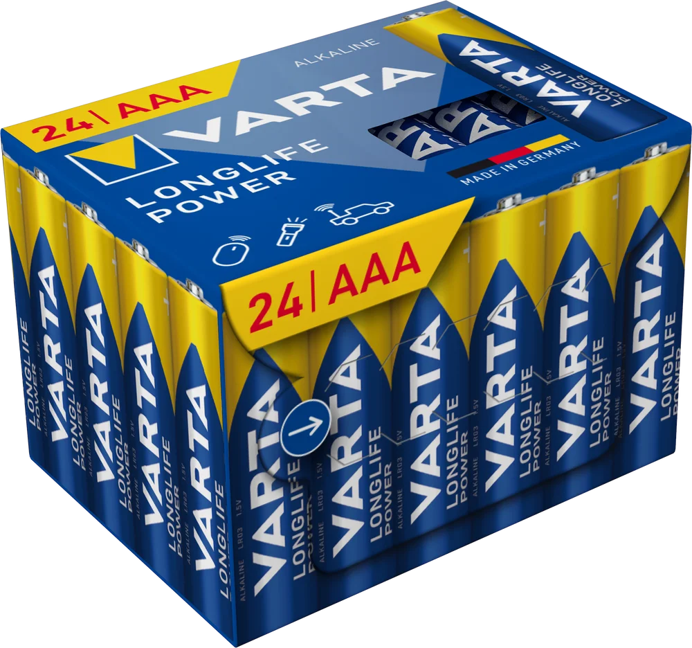 Batteri Longlife Power AAA Cube 24stk v:2935134