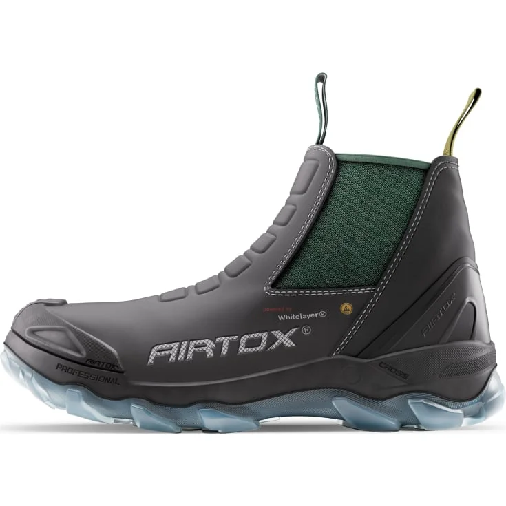 Airtox GLC vernestøvletter, S3, sort/grønn, str. 37 | GLC_37 Airtox GLC vernestøvletter, S3, sort/grønn, str. 37 | GLC_37