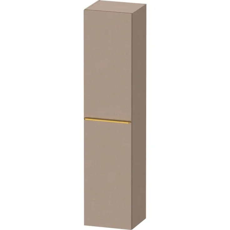 Duravit D-Neo høyskap, 40x176 cm, høyre, brun/gull | DE1328R34750000
