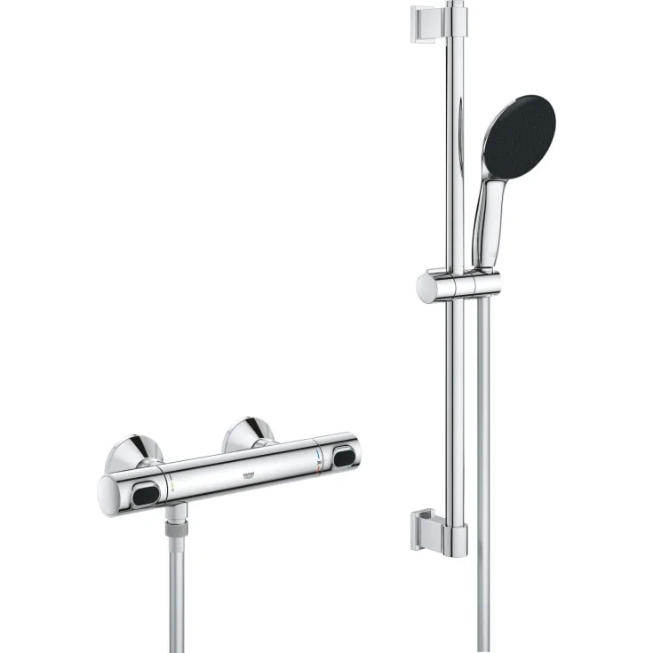 Grohe Precision Flow dusjsett, vannbesparende krom | 34800001