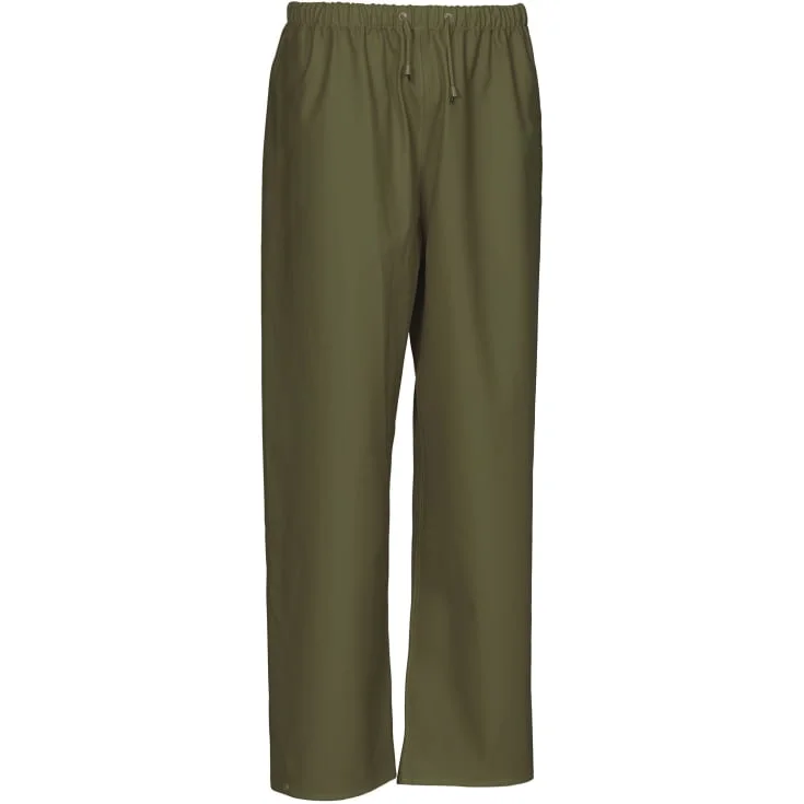 Elka Outdoor regnbukse PU/PVC, olivengrønn, str. 5XL | 302400-001_5XL Elka Outdoor regnbukse PU/PVC, olivengrønn, str. 5XL | 302400-001_5XL