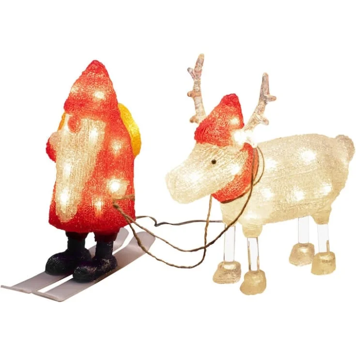 Konstsmide nisse med reinsdyr | 6239-103 Konstsmide nisse med reinsdyr | 6239-103