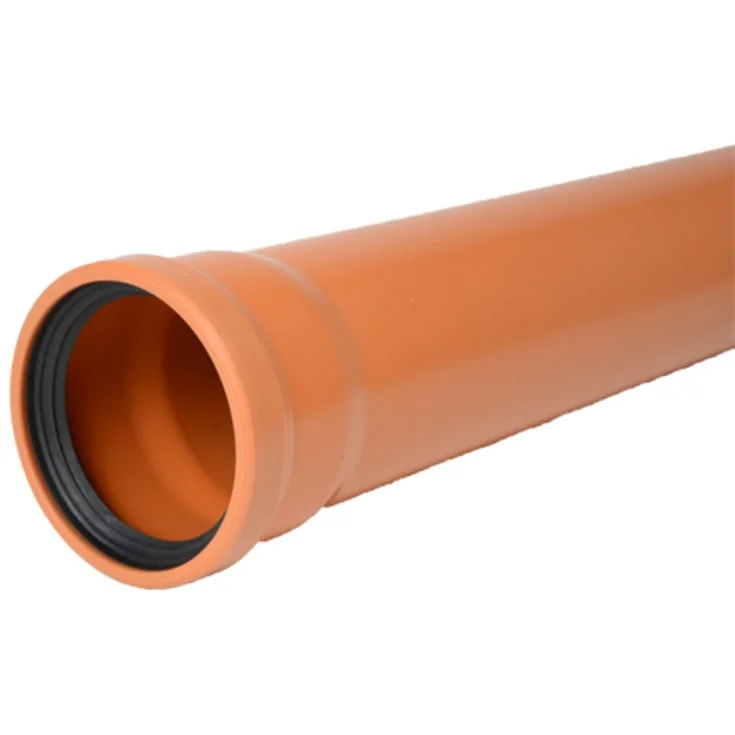 Wavin 200 mm PVC kloakkrør, SN4, 2000 mm | 0511126