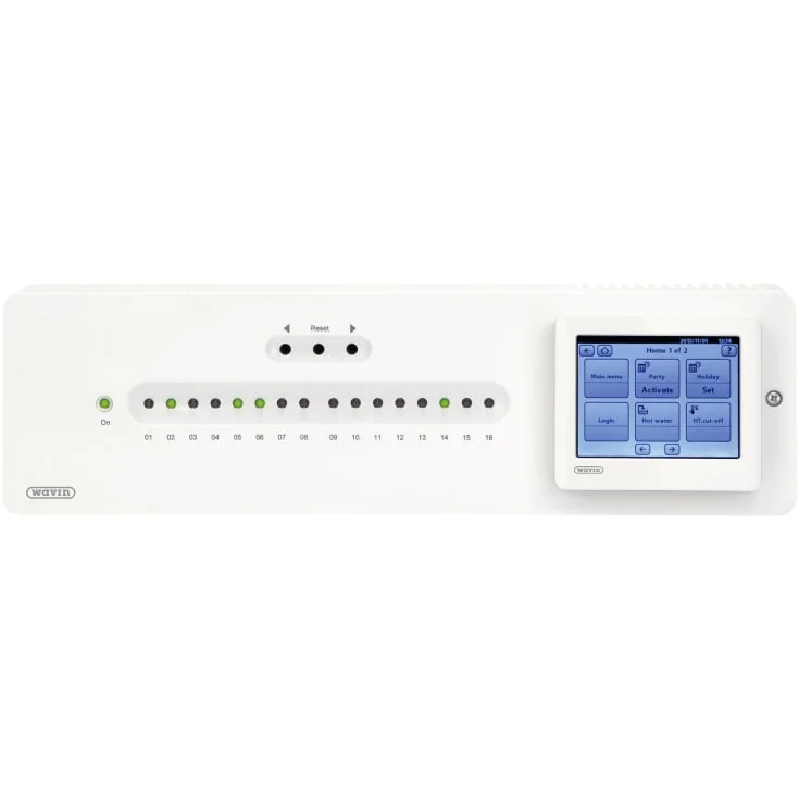 Wavin AHC 9000 gulvvarme styring, trådløs, 16 utganger | 0695000 Wavin AHC 9000 gulvvarme styring, trådløs, 16 utganger | 0695000