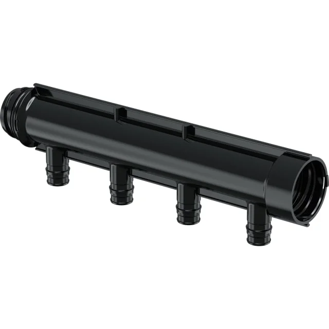 Uponor Aqua PLUS fordelerrør Q&E 1"x16 mm, 4 kretser | 1048001