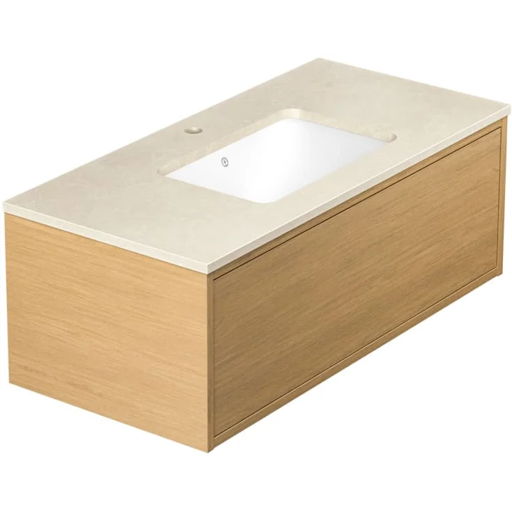 Gustavsberg Ducentic møbelpakke, 99x47 cm, eik | GB71DCVU10ARCC1100