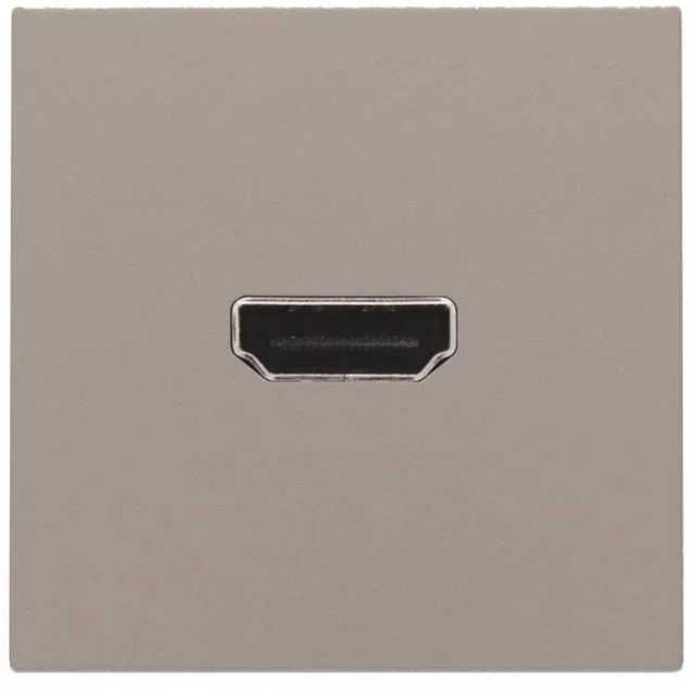 Niko HDMI uttak med klemmer for kabelmontering, bronse | 123-69416 Niko HDMI uttak med klemmer for kabelmontering, bronse | 123-69416
