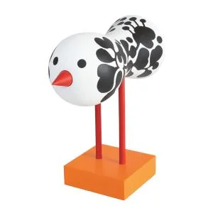 Birds 1967 no 3 16 cm hvit/svart v:8915017 Birds 1967 no 3 16 cm hvit/svart v:8915017